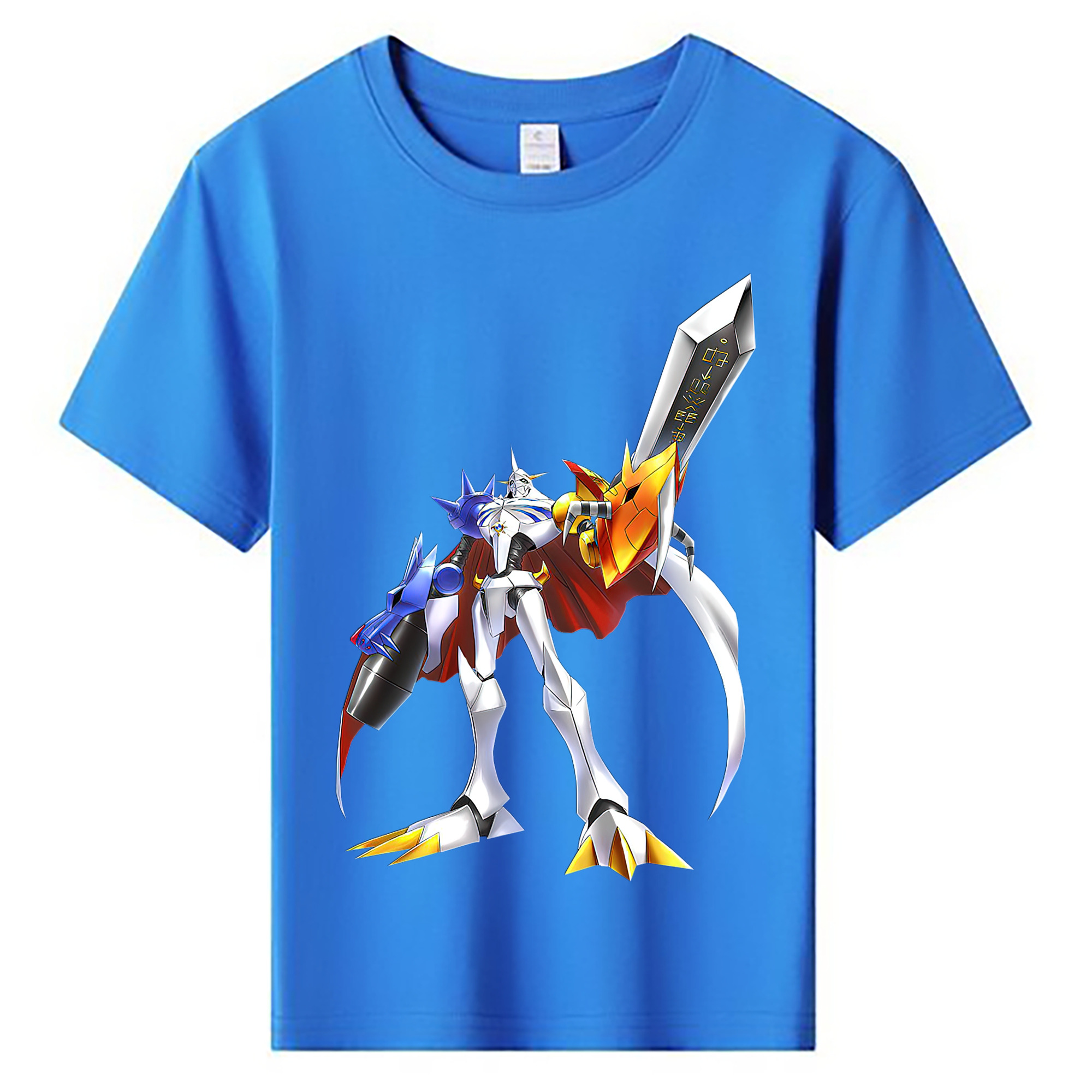 （画像用） Digimon デジタルモンスター/デジモン 綿100％キッズTシャツ（フロントプリント）